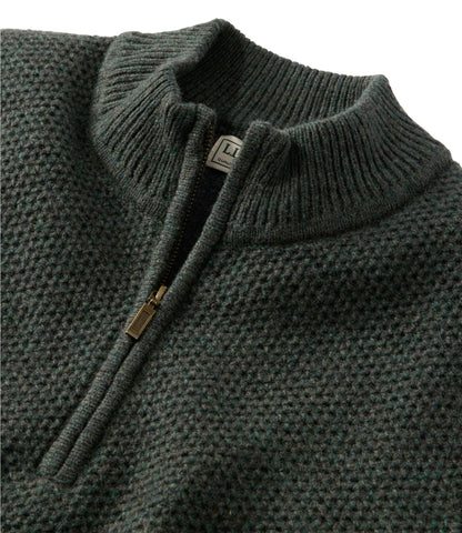 Men's Heritage Honeycomb Sweater, Quarter-Zip