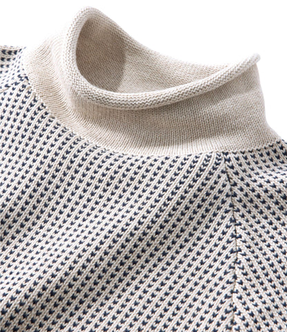 Men's The Original Double L® Rollneck Sweater, Bird's-Eye
