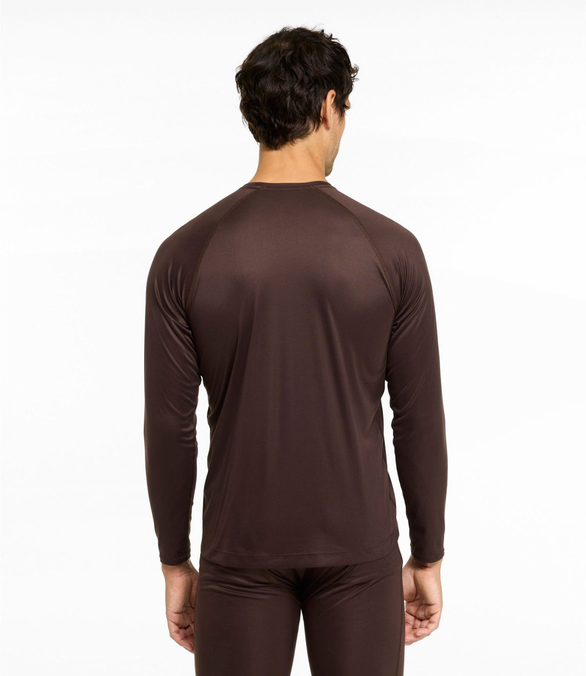 Men's L.L.Bean Synthetic Silk Base Layer Top, Long-Sleeve Crew