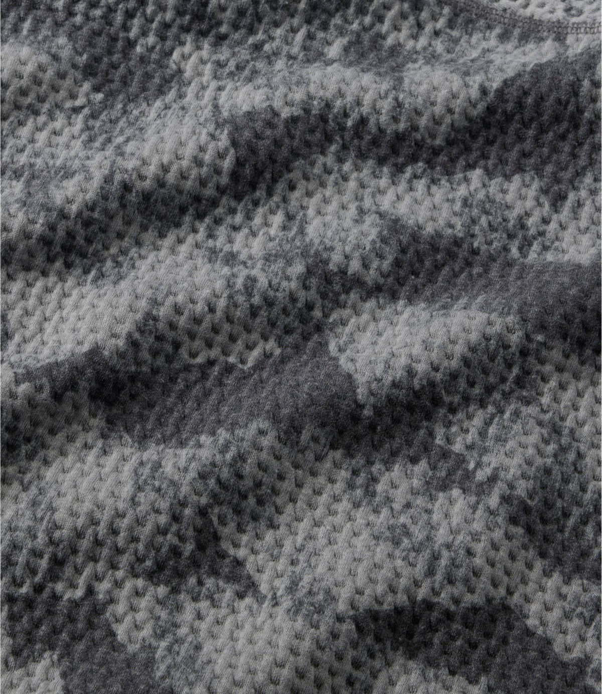 Men's Ridgeknit Pullover, Quarter-Zip Print