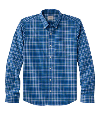 Men's Wrinkle-Free Kennebunk Sport Shirt, Long-Sleeve, Slim Fit, Check