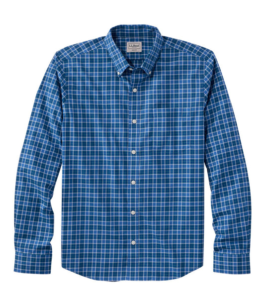 Men's Wrinkle-Free Kennebunk Sport Shirt, Long-Sleeve, Slim Fit, Check