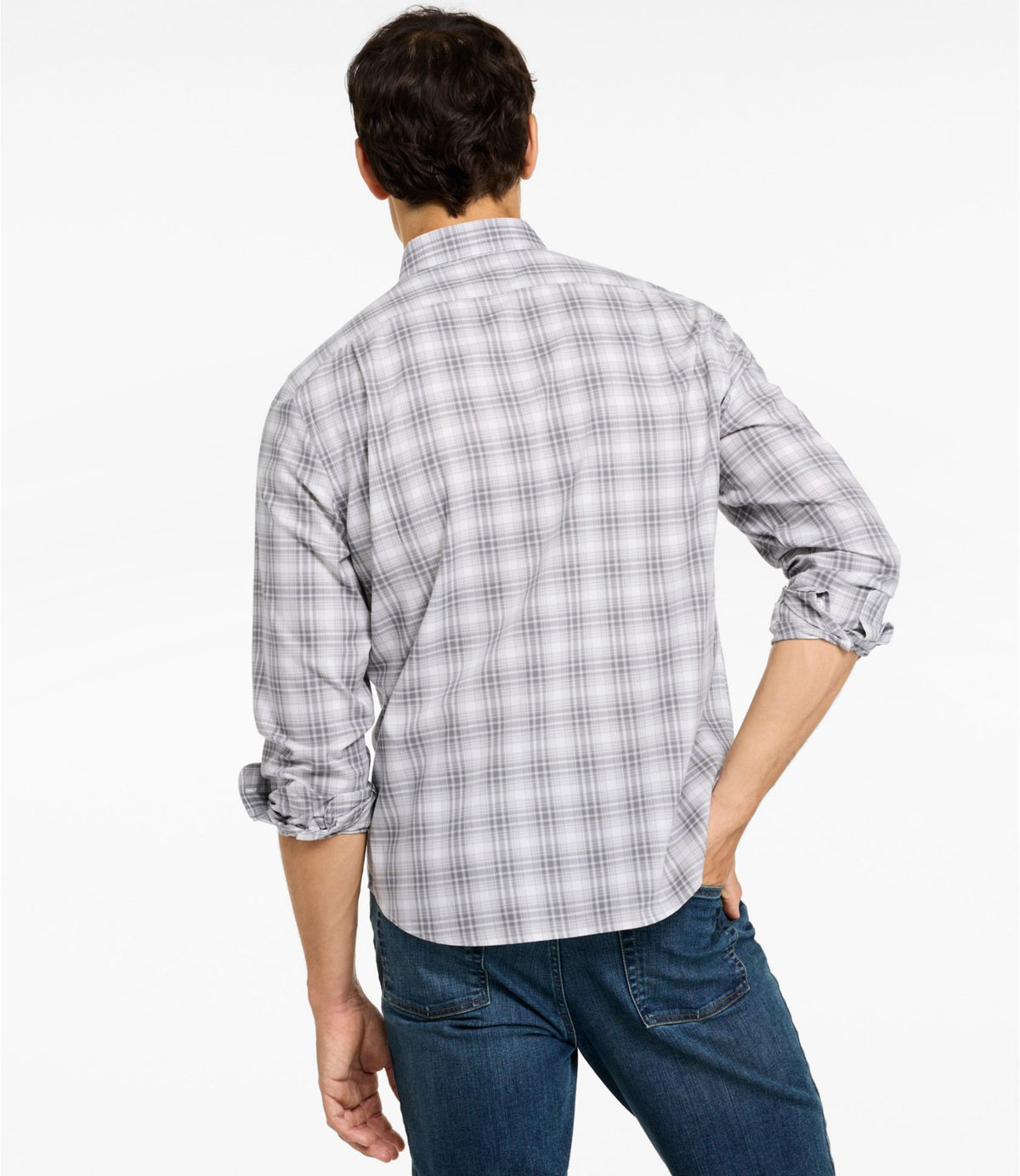 Men's Wrinkle-Free Kennebunk Sport Shirt, Long-Sleeve, Slim Fit, Check