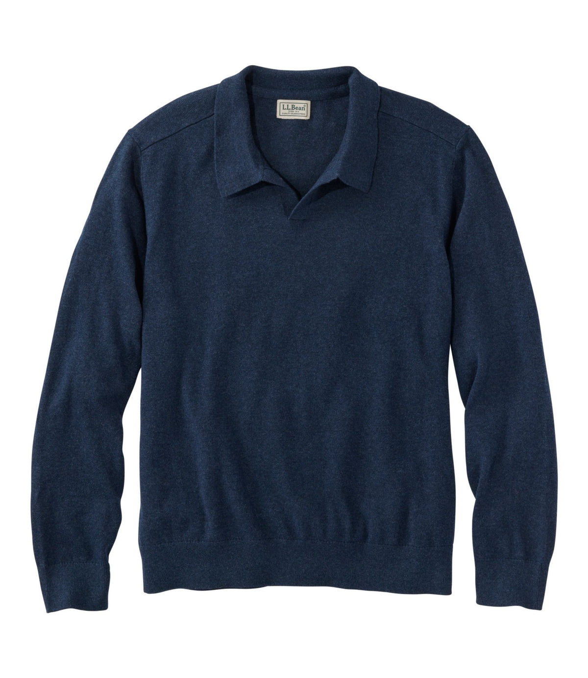 Men's All Seasons Cotton Blend Sweater, Long-Sleeve Polo