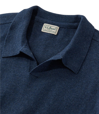 Men's All Seasons Cotton Blend Sweater, Long-Sleeve Polo