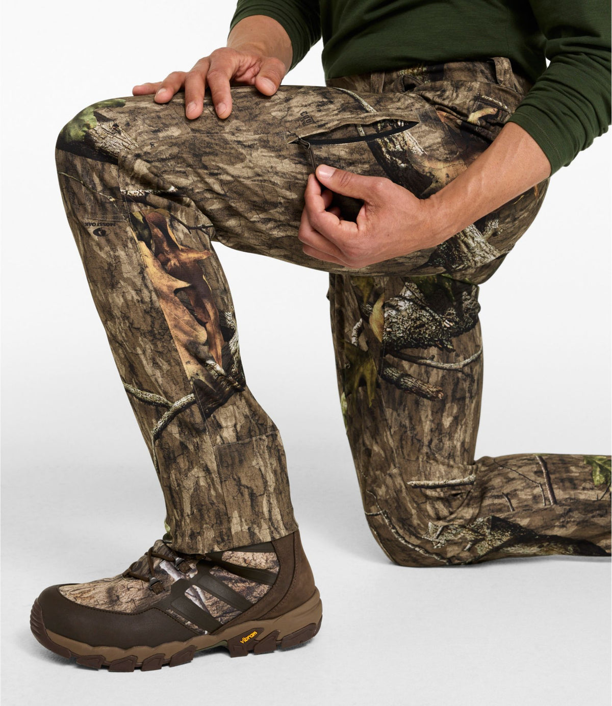 Men's Hunter's Pathfinder Field Pants with No Fly Zone, Camo