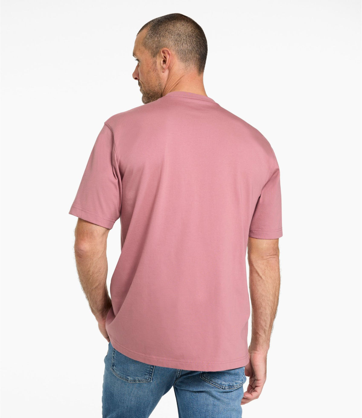 Men's Carefree Unshrinkable Tee, Traditional Fit Short-Sleeve