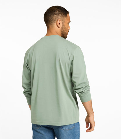 Men's Carefree Unshrinkable Tee, Traditional Fit, Long-Sleeve