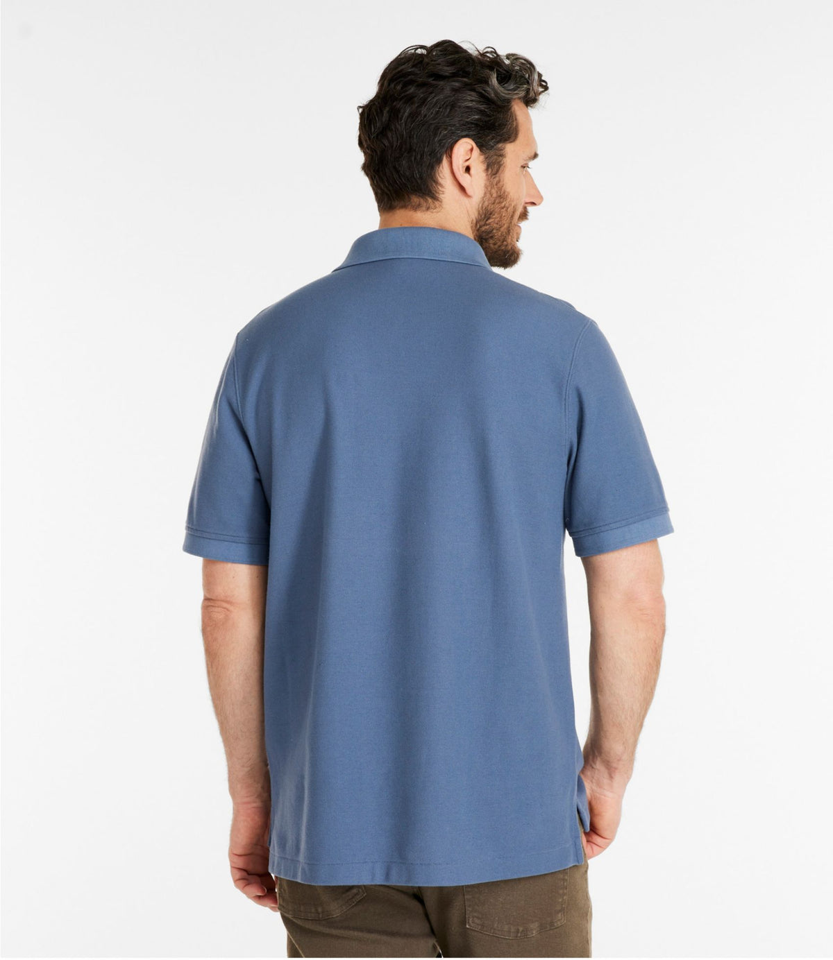 Men's Premium Double L® Polo, Banded Short-Sleeve Without Pocket
