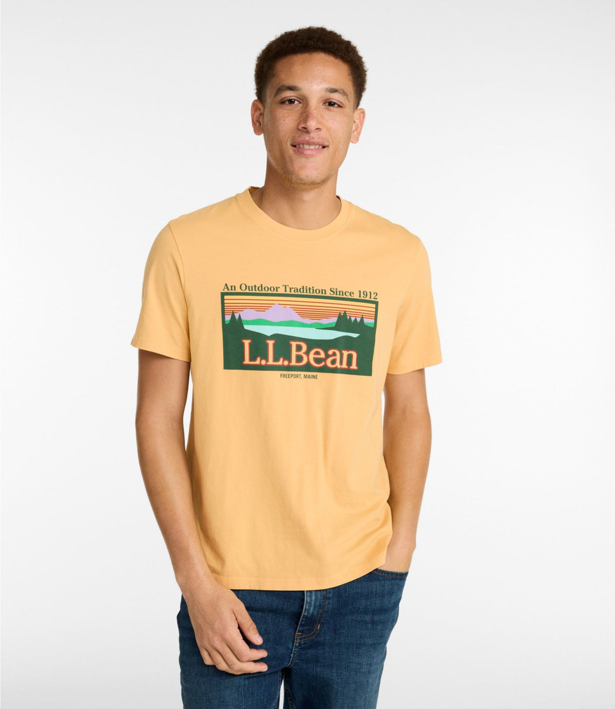 Men's Sunwashed Tee, Short-Sleeve, Graphic