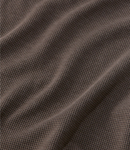 Men's Mountainside Micro Waffle Polo, Long-Sleeve