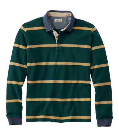 Men's Casco Bay Rugged Polo, Long-Sleeve, Stripe