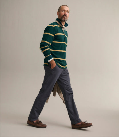 Men's Casco Bay Rugged Polo, Long-Sleeve, Stripe