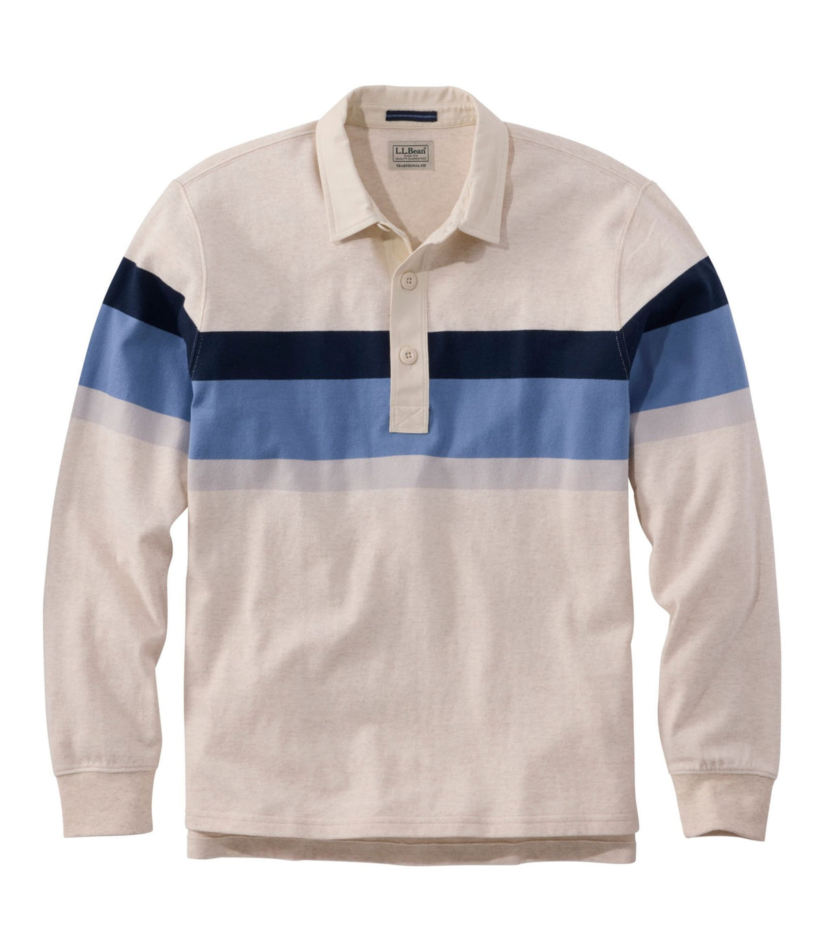 Men's Bean's Vintage Soft Rugby, Chest Stripe