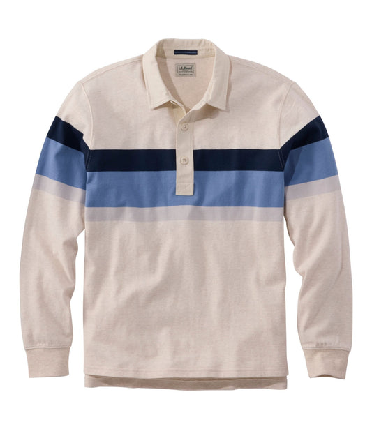 Men's Bean's Vintage Soft Rugby, Chest Stripe