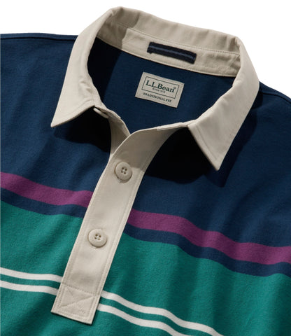 Men's Bean's Vintage Soft Rugby, Chest Stripe