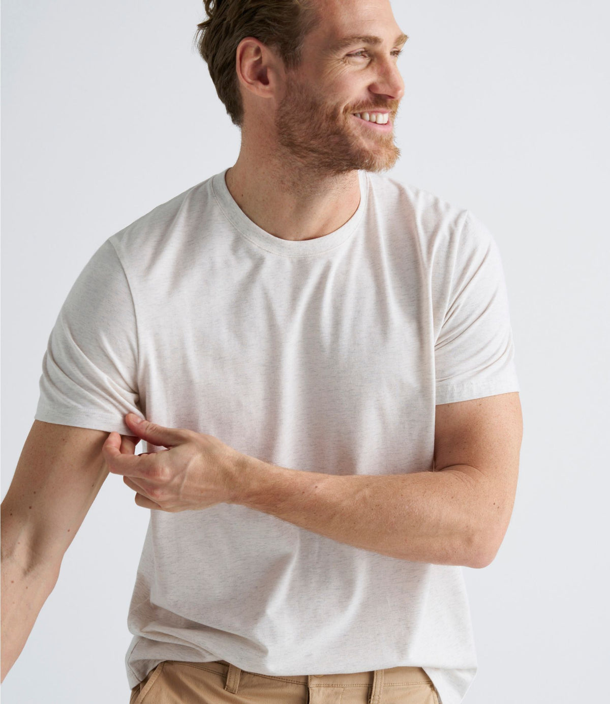 Men's Comfort Stretch Performance® Pima Tee, Short-Sleeve Without Pocket