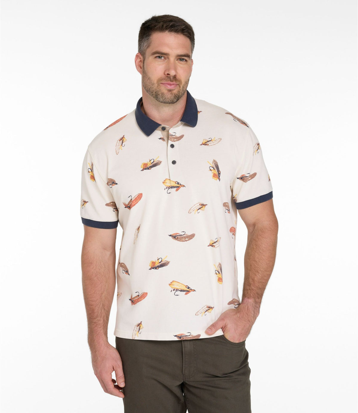 Men's Casco Bay Rugged Polo, Short-Sleeve, Print