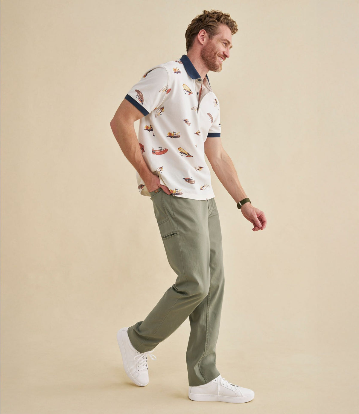 Men's Casco Bay Rugged Polo, Short-Sleeve, Print