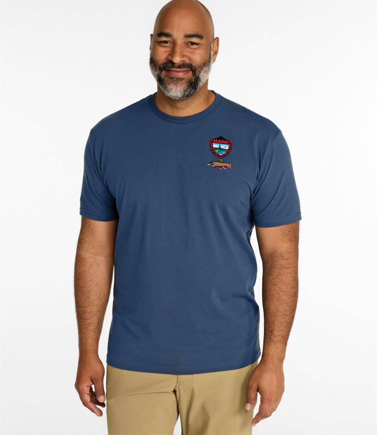 Men's MIF&W Tee, Short-Sleeve Brook Trout