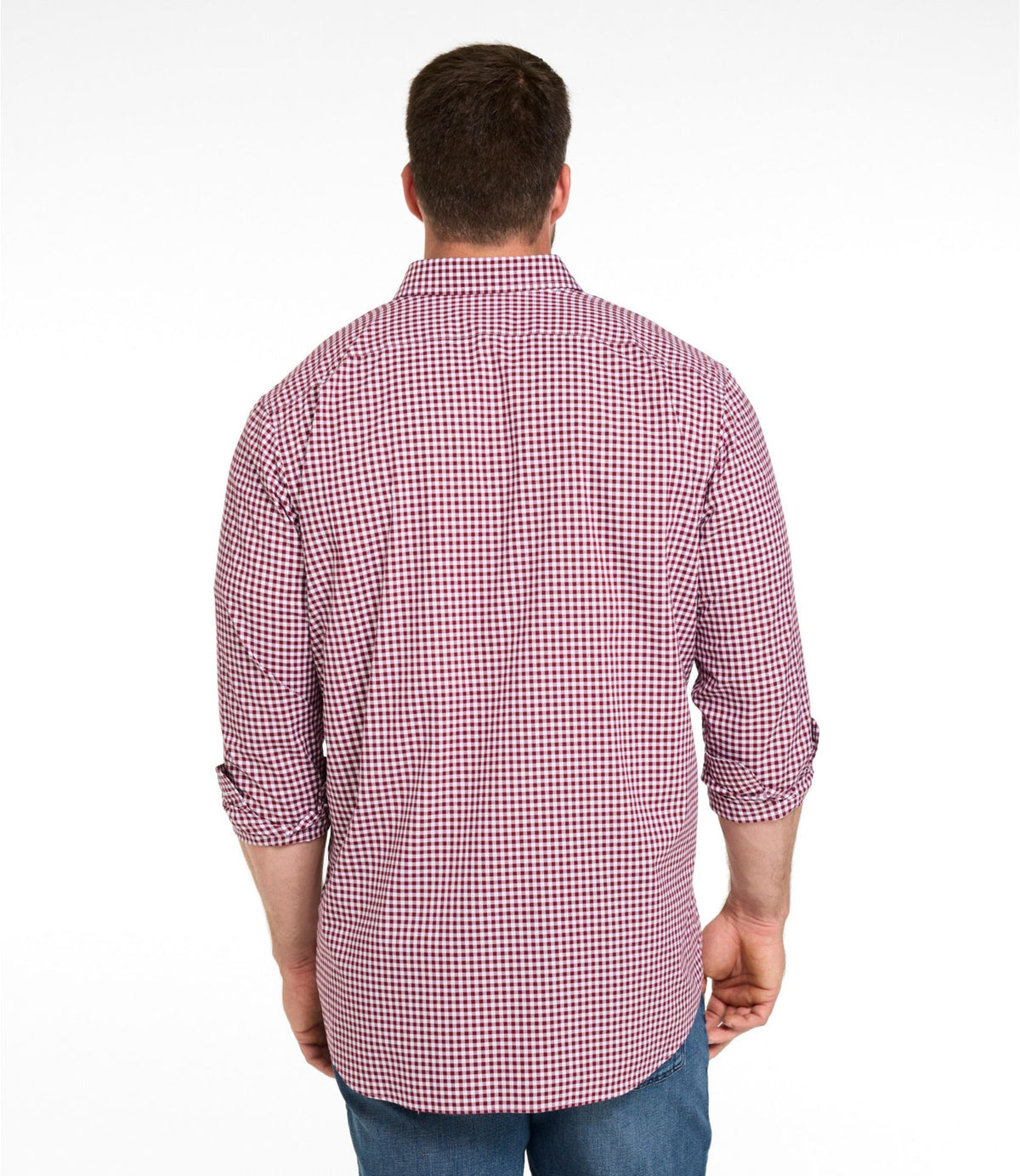 Men's Wrinkle-Free Kennebunk Sport Shirt, Slightly Fitted Check