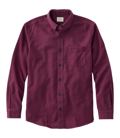 Men's Wicked Good Flannel Shirt, Slightly Fitted, Houndstooth