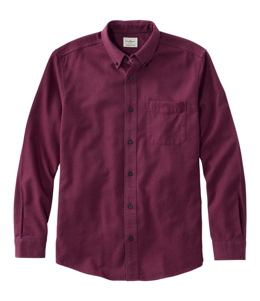 Men's Wicked Good Flannel Shirt, Slightly Fitted, Houndstooth
