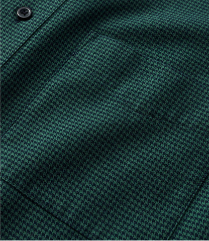 Men's Wicked Good Flannel Shirt, Slightly Fitted, Houndstooth