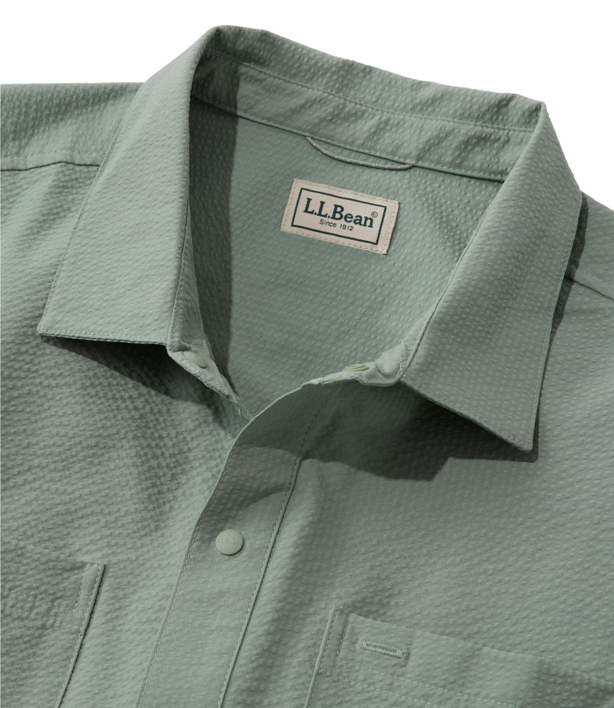 Men's VentureTek Seersucker Shirt, Short-Sleeve