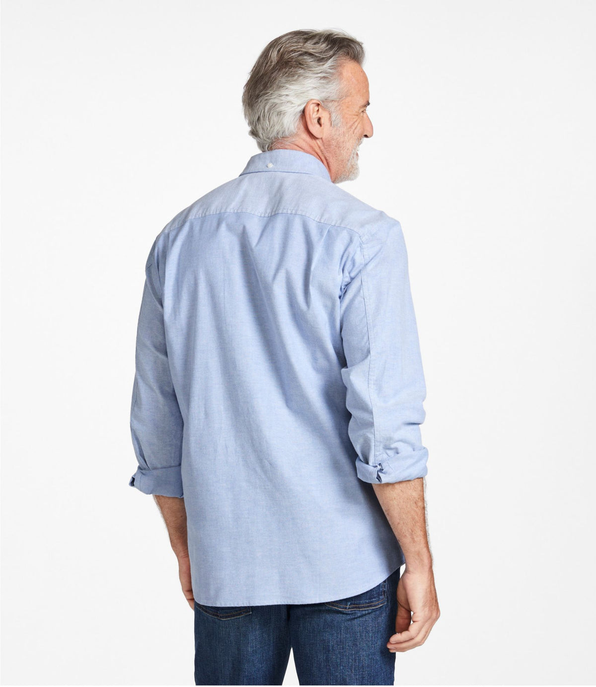 Men's Comfort Stretch® Oxford Shirt, Traditional Untucked Fit