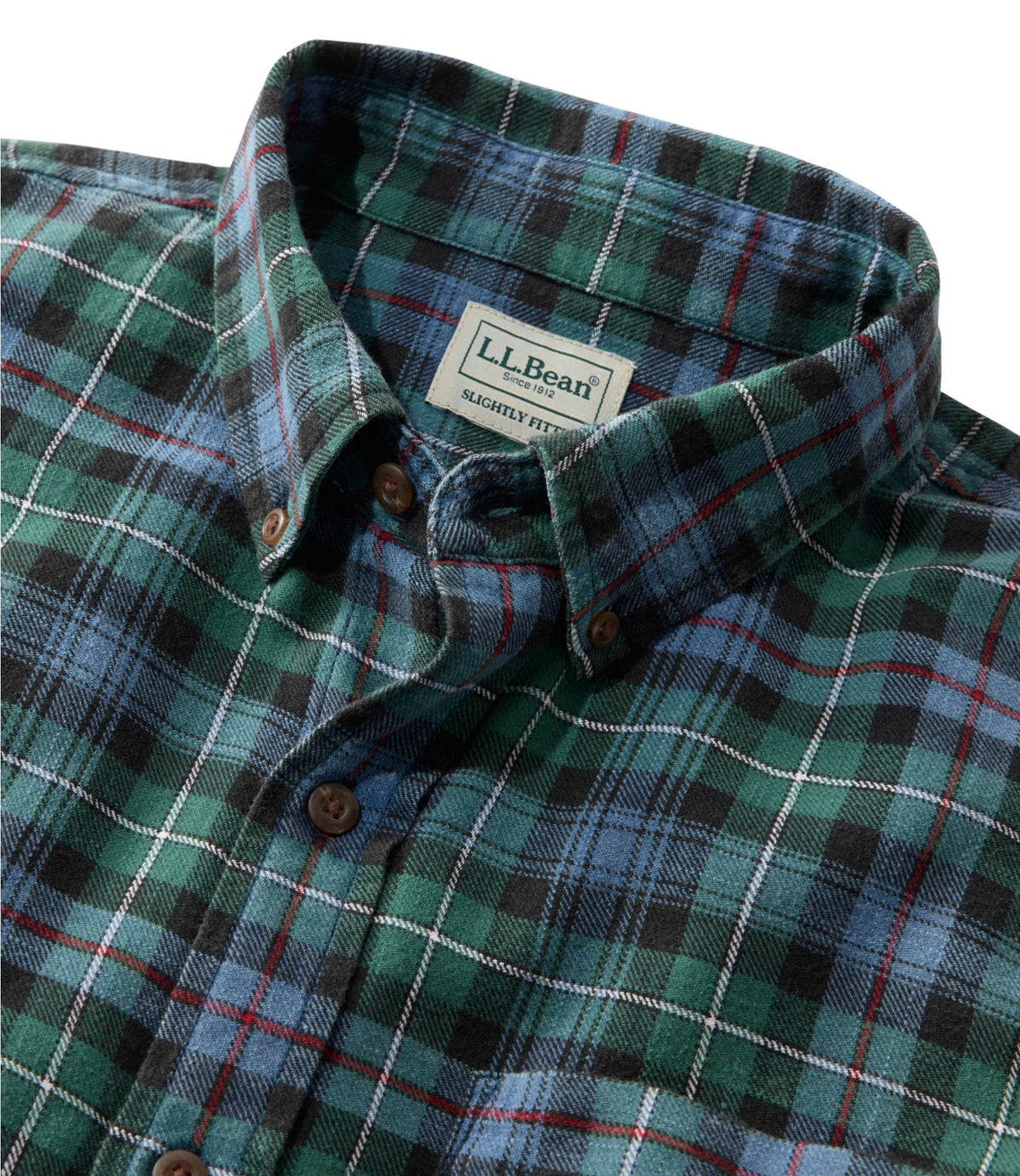 Men's Sunwashed Twill Shirt, Slightly Fitted Untucked Fit