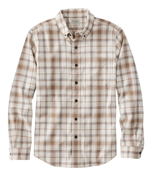 Men's Scotch Plaid Flannel Shirt, Slim Fit