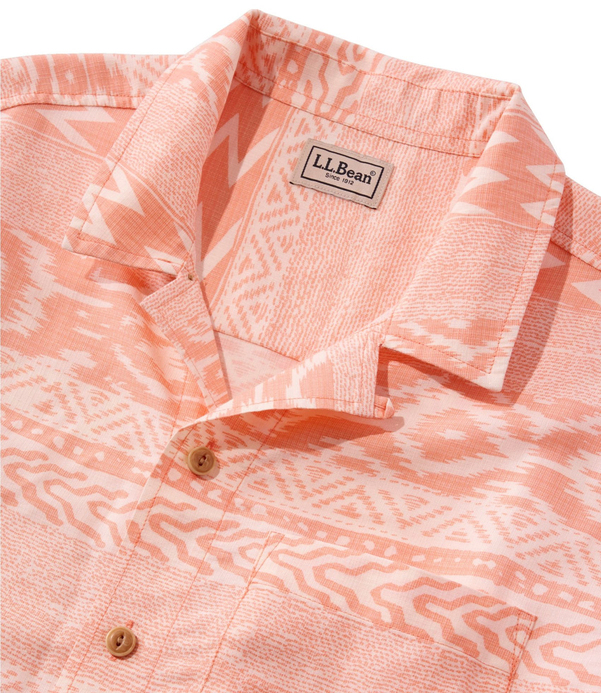 Men's Sunwashed Summer Shirt, Slightly Fitted Untucked Fit