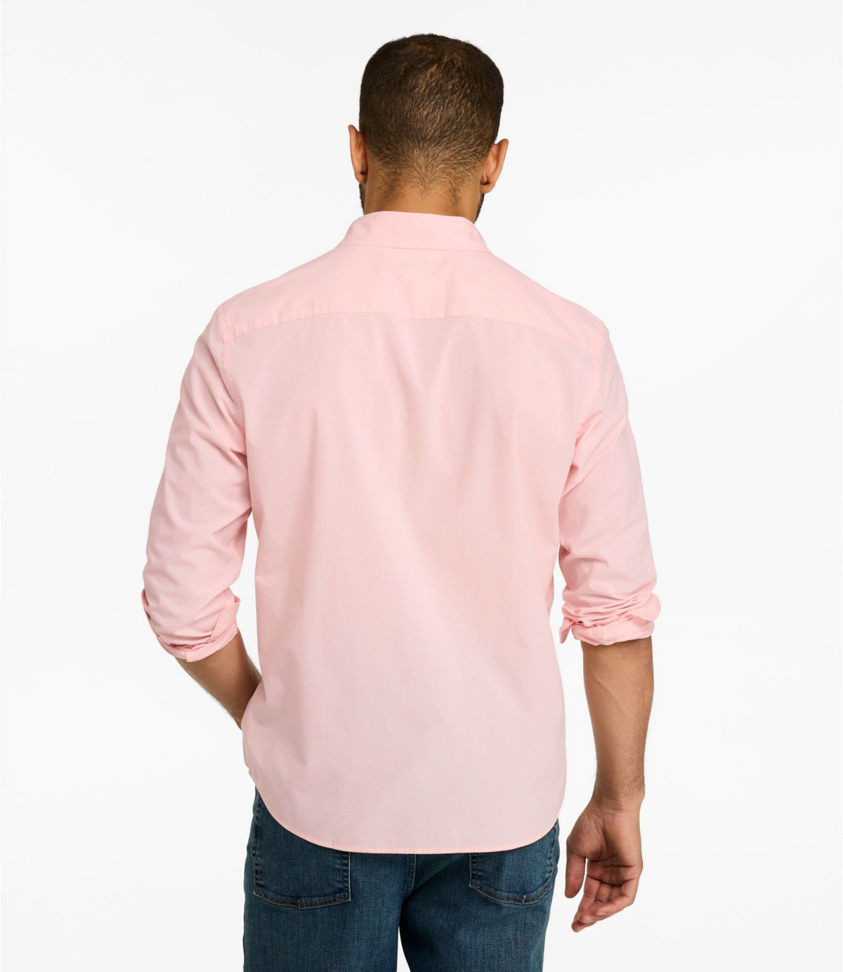 Men's Comfort Stretch Performance® Shirt, Long-Sleeve, Slightly Fitted Untucked Fit