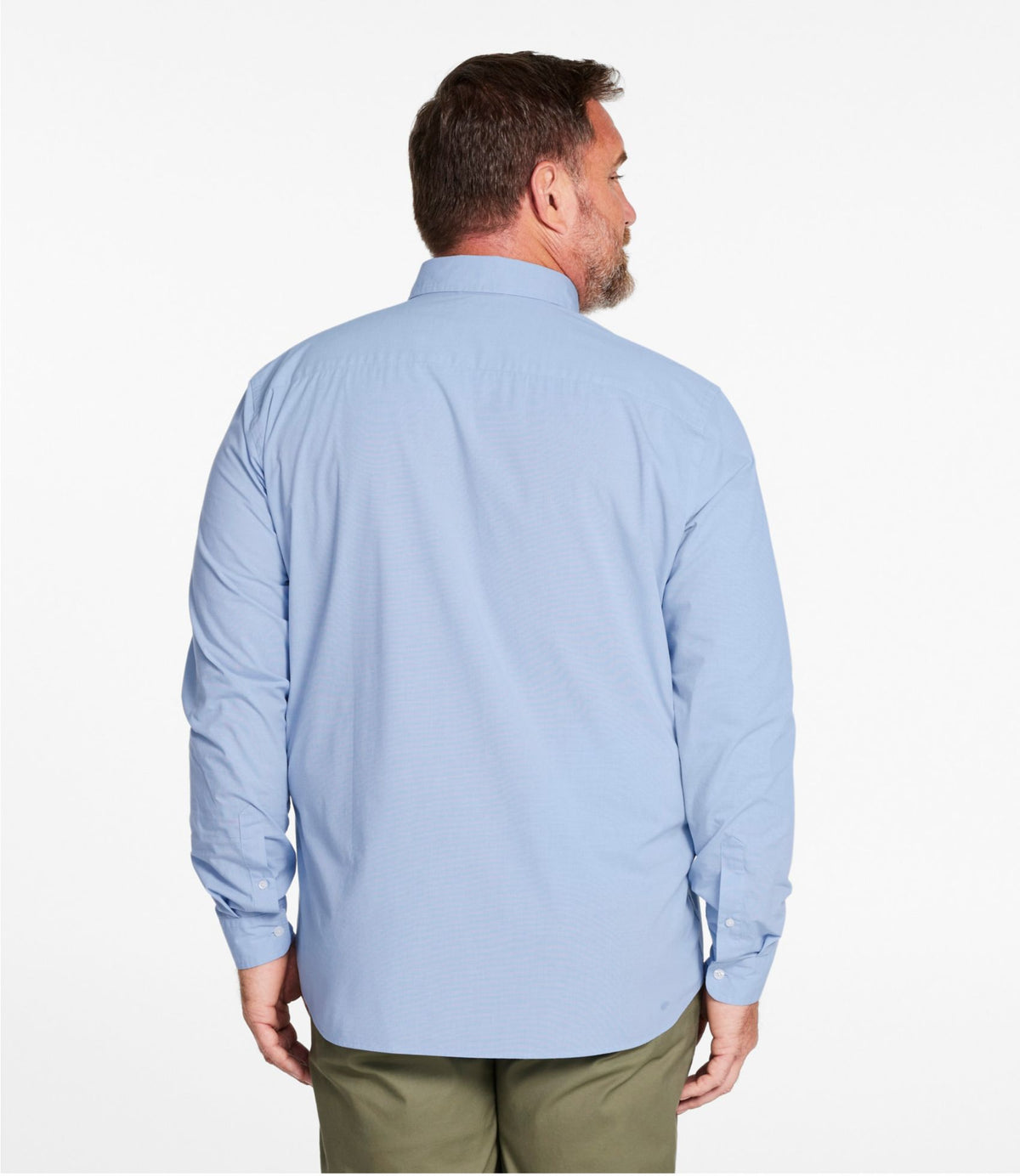 Men's Comfort Stretch Performance® Shirt, Long-Sleeve, Slightly Fitted Untucked Fit