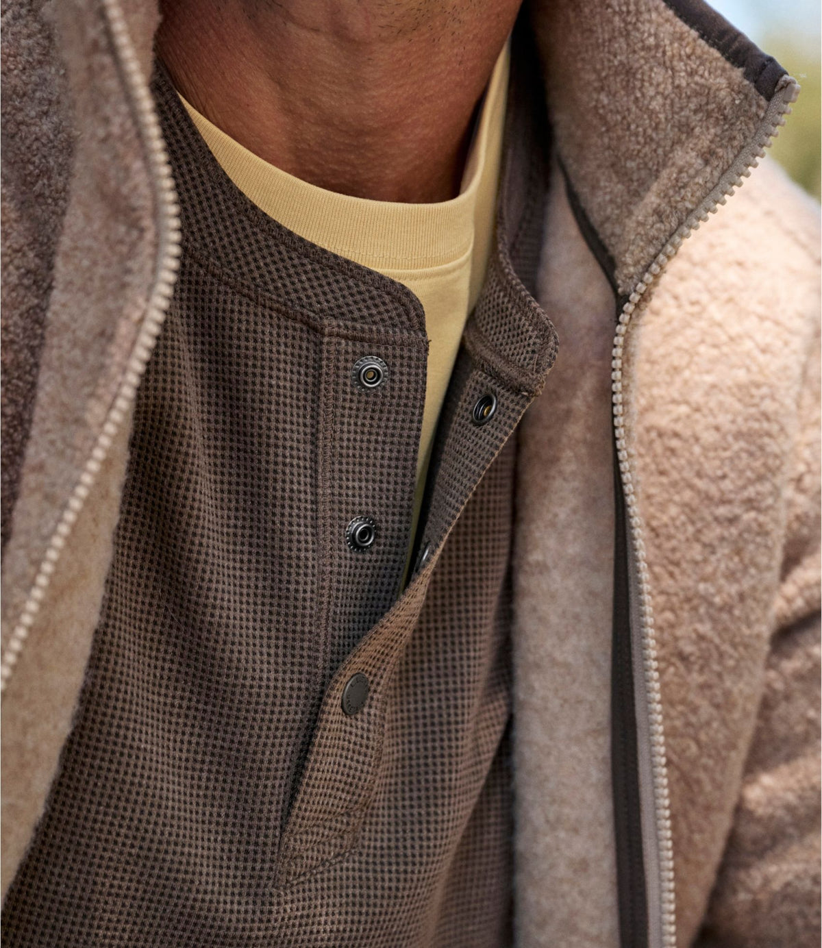Men's Mountainside Micro Waffle Henley