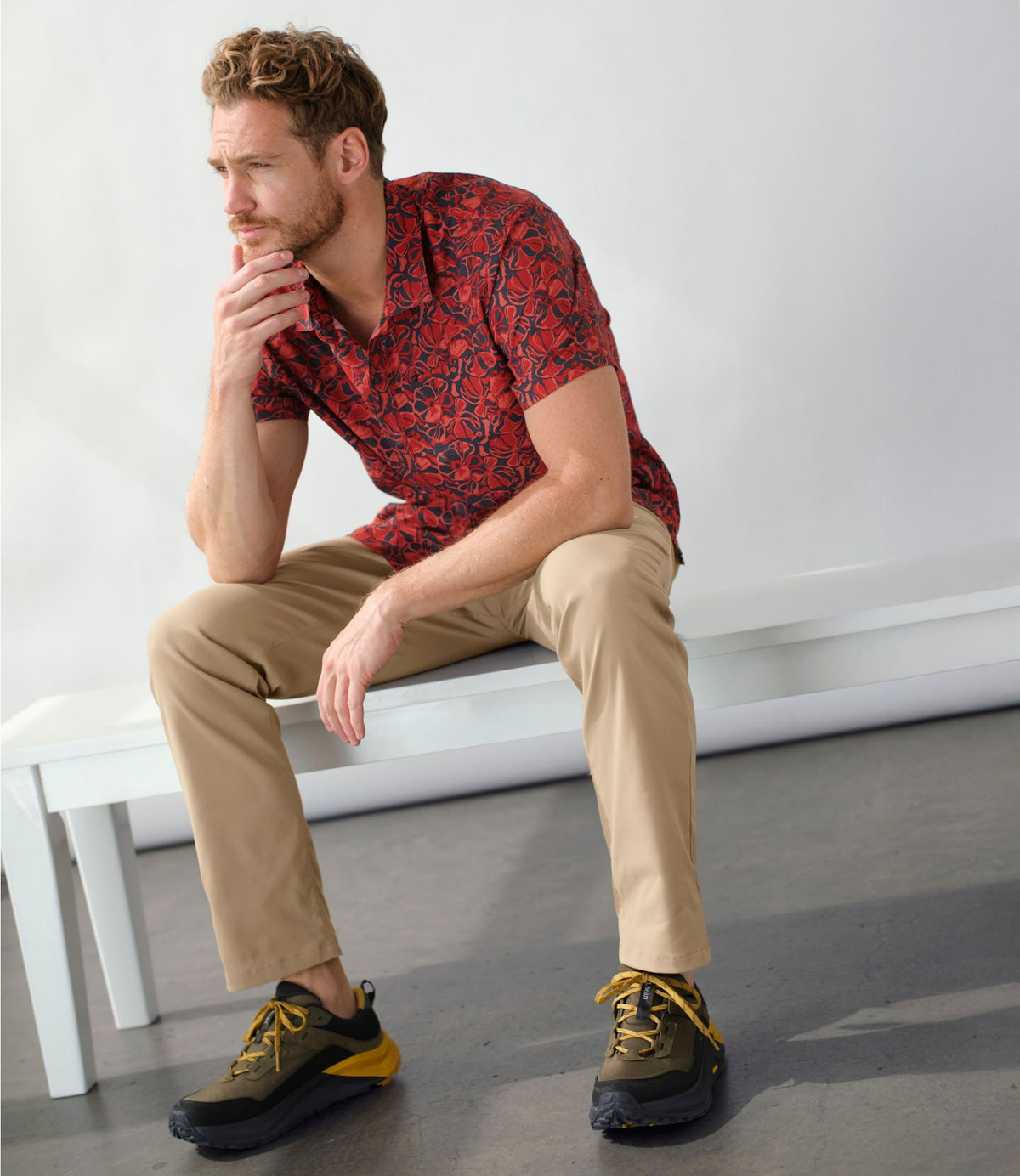 Men's Ultralight Trail Shirt, Short-Sleeve Print