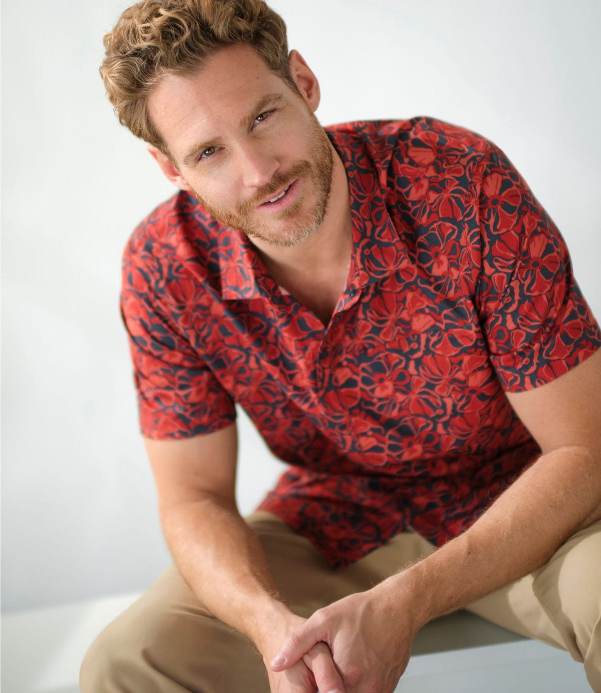 Men's Ultralight Trail Shirt, Short-Sleeve Print