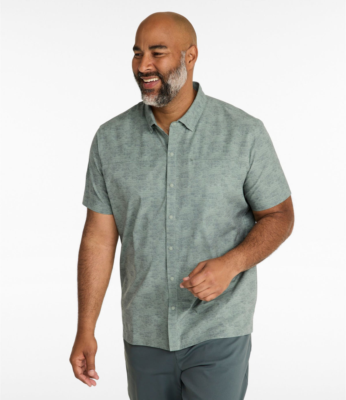 Men's Ultralight Trail Shirt, Short-Sleeve Print