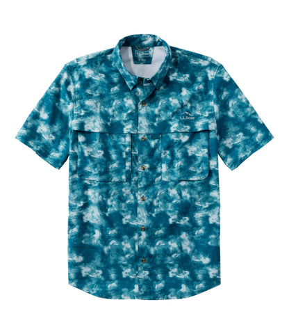 Men's Tropicwear Shirt, Short-Sleeve Print