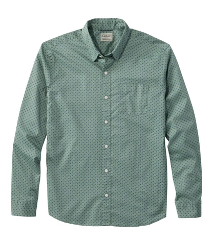 Men's Comfort Stretch Performance® Shirt, Long-Sleeve, Slightly Fitted Untucked Fit, Print