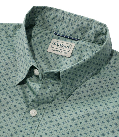 Men's Comfort Stretch Performance® Shirt, Long-Sleeve, Slightly Fitted Untucked Fit, Print