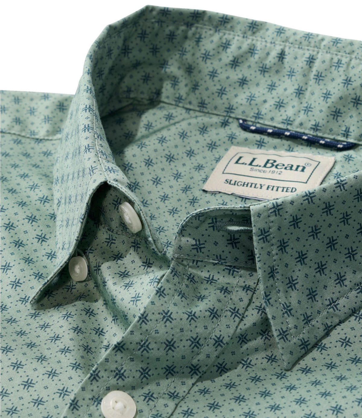 Men's Comfort Stretch Performance® Shirt, Long-Sleeve, Slightly Fitted Untucked Fit, Print