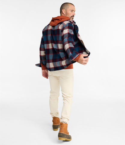 Men's Signature Wool Workshirt, Plaid
