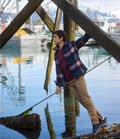 Men's Signature Wool Workshirt, Plaid