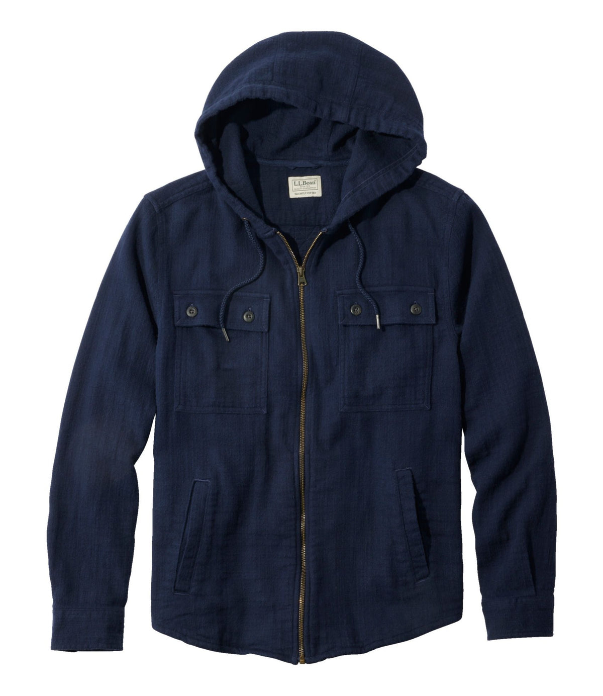 Men's 1912 Field Flannel Shirt, Hooded, Slightly Fitted Untucked Fit
