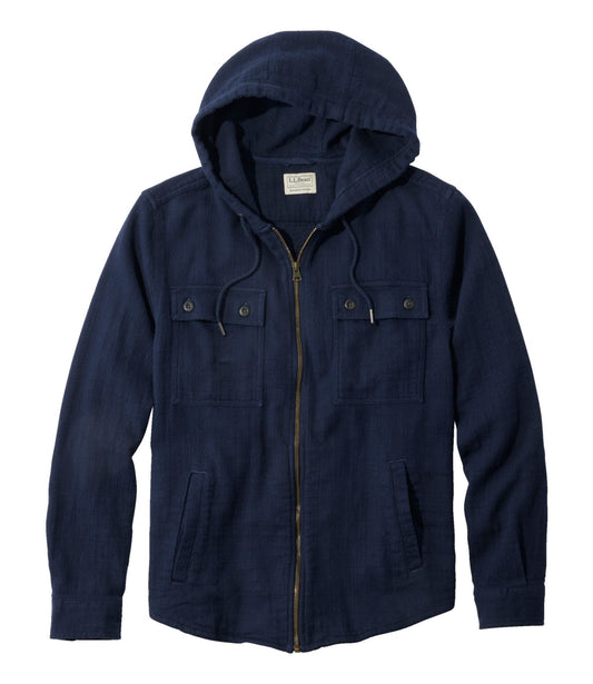 Men's 1912 Field Flannel Shirt, Hooded, Slightly Fitted Untucked Fit