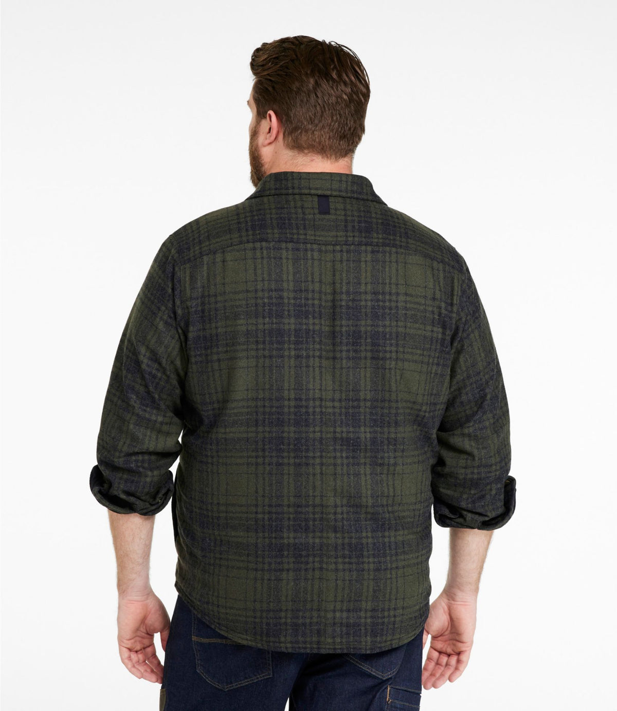 Men's Maine Guide Lightweight Lined Wool Field Shirt, Plaid