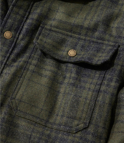 Men's Maine Guide Lightweight Lined Wool Field Shirt, Plaid