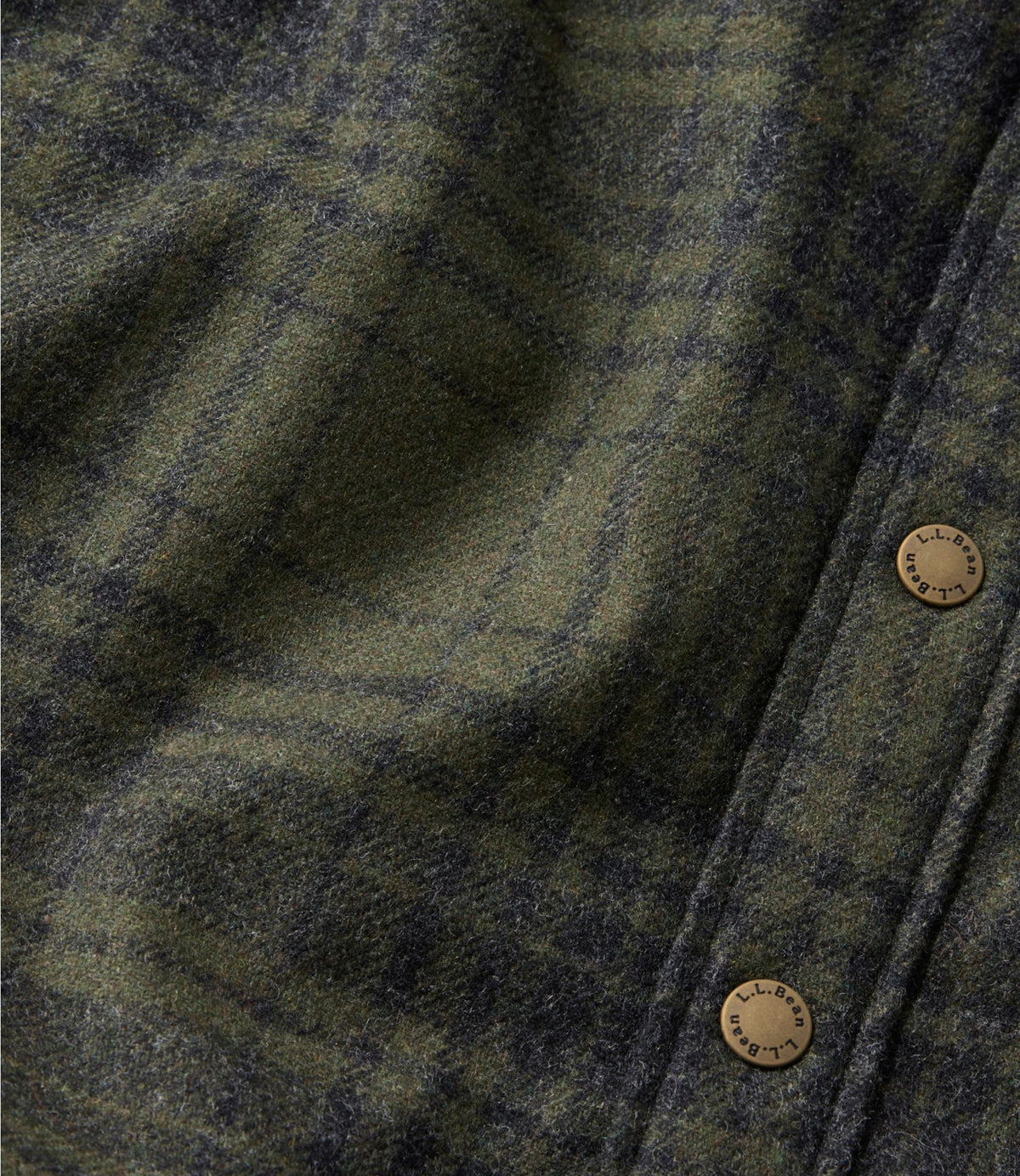 Men's Maine Guide Lightweight Lined Wool Field Shirt, Plaid